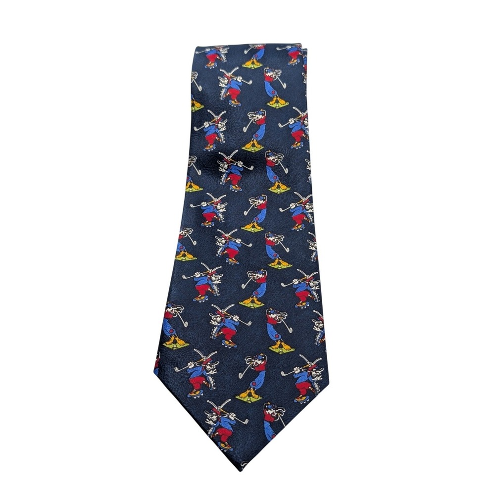 NEW Mickey Goofy Golf Men's Necktie Tie Sports Fan Work Office‎ Dad Gift Disney